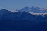 Au loin, les Ecrins Au loin, les Ecrins